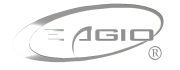 Logo firmy EAGIO zajmującej się tworzeniem oprogramowania internetowego